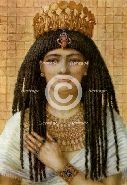 Mutnezemt, Ancient Egyptian queen of the 18th dynasty, 14th-13th century BC (1926).  Artist: Winifred Mabel Brunton