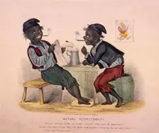 Mutual Respectability ... 1840. Artist: Anon
