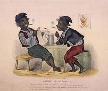 Mutual Respectability ... 1840. Artist: Anon