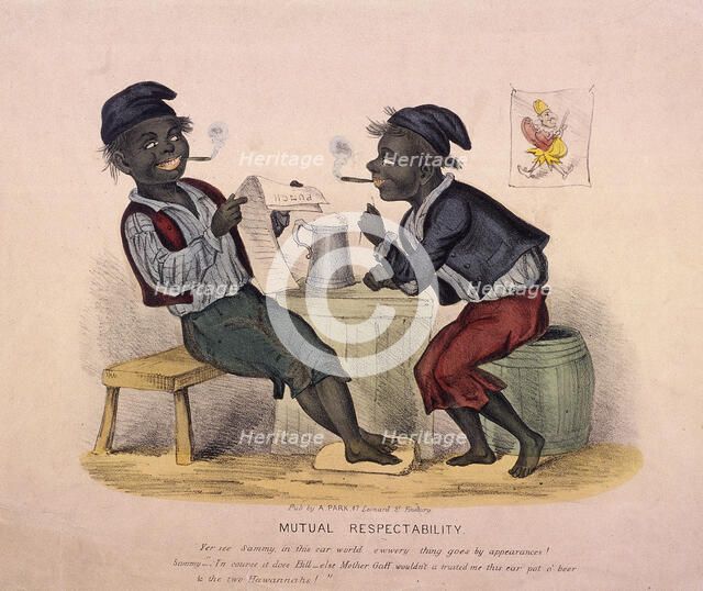 'Mutual Respectability ...', 1840. Artist: Anon