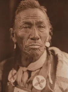 Muwu ("His Tooth"), Sarsi, 1926. Creator: Edward Sheriff Curtis