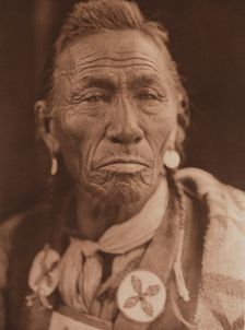 Muwu ("His Tooth"), Sarsi, 1926. Creator: Edward Sheriff Curtis