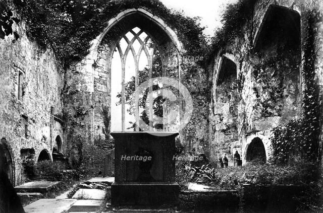 Muckross Abbey, Killarney, c1882. Artist: Unknown