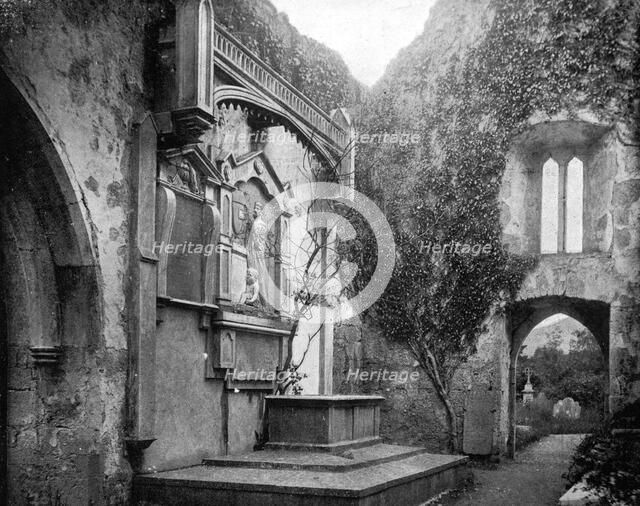 Muckross Abbey, Lakes of Killarney, Ireland, 1893.Artist: John L Stoddard