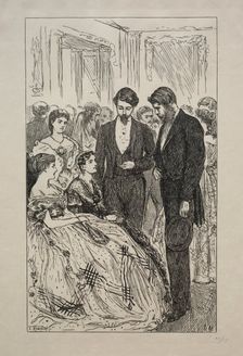 Much Ado about Nothing, 1866. Creator: George Louis Palmella Busson Du Maurier (British, 1834-1896)