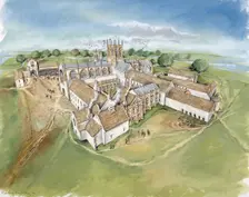 Muchelney Abbey, c16th century, (c1990-2010). Artist: Peter Dunn