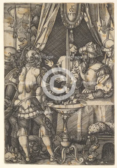 Mucius Scaevola, 1537. Creator: Master FG.