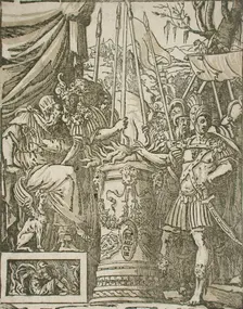 Mucius Scaevola, 1608. Creator: Andrea Andreani