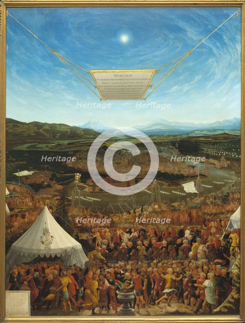 Mucius Scaevola before Porsenna, 1533.