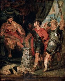 Mucius Scaevola before Porsenna 1630s. Artist: Peter Paul Rubens