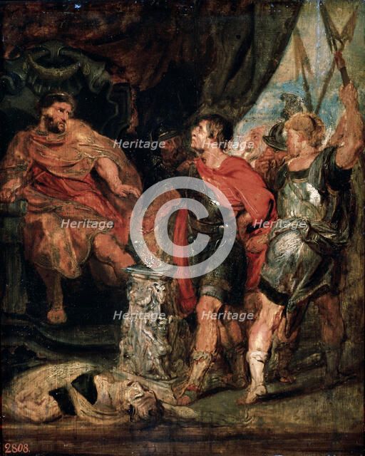 'Mucius Scaevola before Porsenna', 1630s.  Artist: Peter Paul Rubens