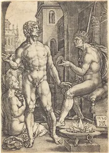 Mucius Scaevola. Creator: Heinrich Aldegrever