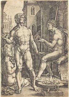 Mucius Scaevola. Creator: Heinrich Aldegrever