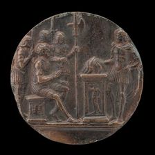 Mucius Scaevola, late 15th - early 16th century. Creator: Pseudo Melioli