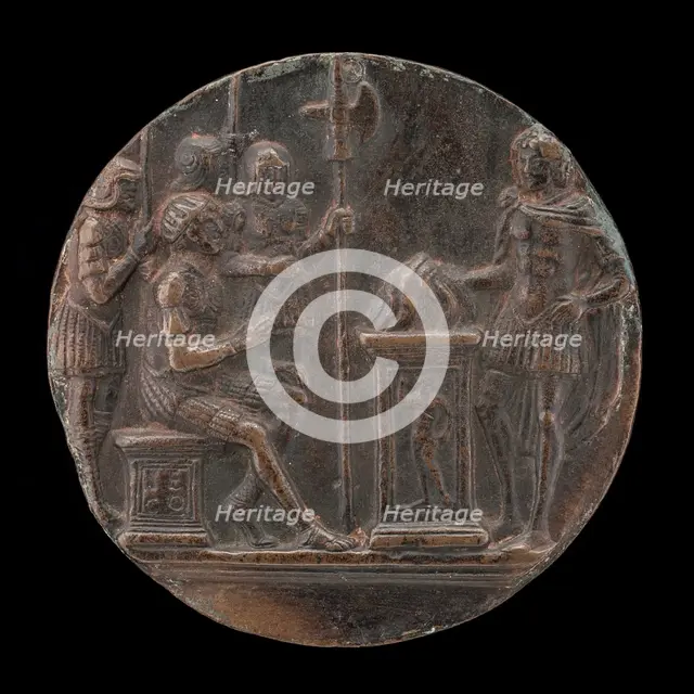 Mucius Scaevola, late 15th - early 16th century. Creator: Pseudo Melioli.