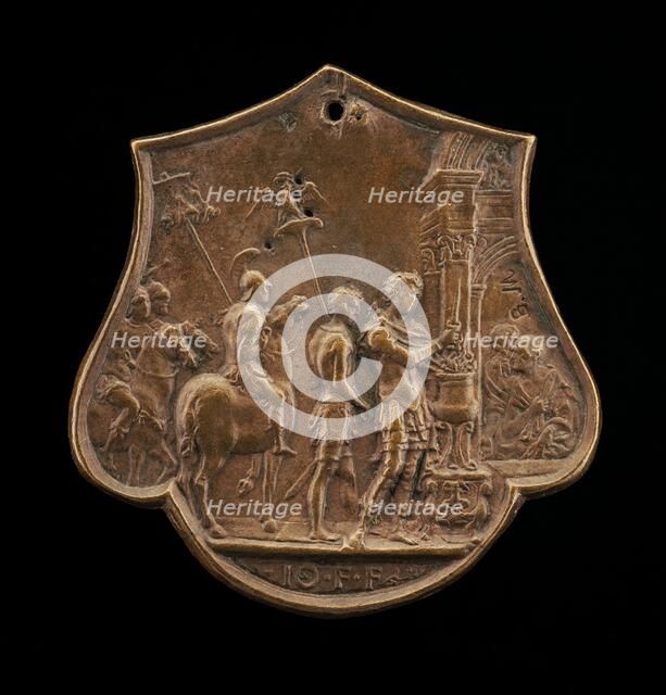 Mucius Scaevola, second half 15th century. Creator: Master IO.FF..