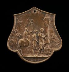 Mucius Scaevola, second half 15th century. Creator: Master IO.FF.