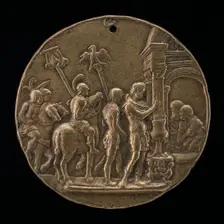 Mucius Scaevola, second half 15th century. Creator: Master IO.FF.