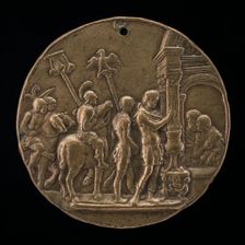 Mucius Scaevola, second half 15th century. Creator: Master IO.FF.