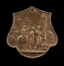 Mucius Scaevola, second half 15th century. Creator: Master IO.FF.