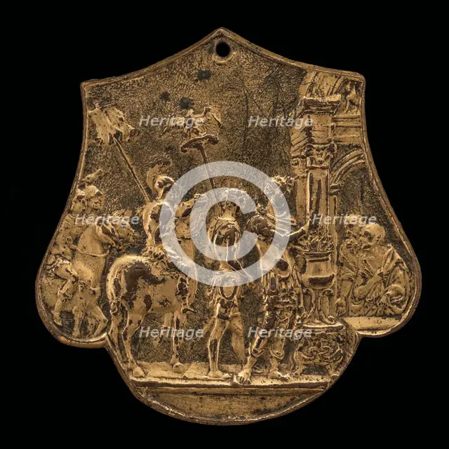Mucius Scaevola, second half 15th century. Creator: Master IO.FF..