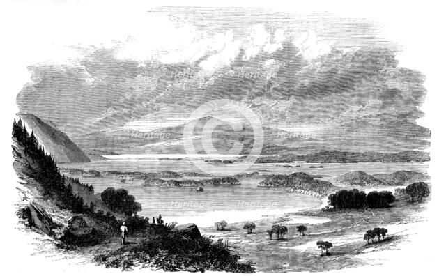 Mucross Lake and Lough Leane, Killarney, 1858. Creator: Unknown.
