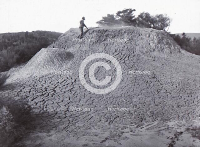 'Mud Volcano Waiotapu', late 19th-early 20th century.  Creator: Unknown.