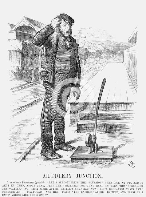 'Muddleby Junction', 1872. Creator: Joseph Swain.