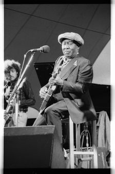 Muddy Waters, American blues musician, Capital Jazz, 1979. Artist: Brian O'Connor