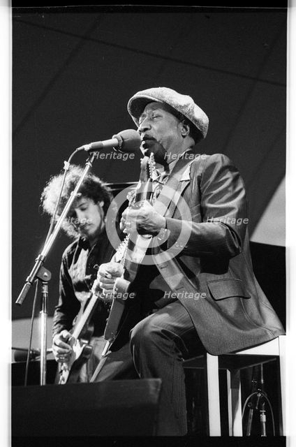 Muddy Waters, American blues musician, Capital Jazz, 1979. Artists: Brian O'Connor, Unknown.