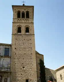 Mudejar tower, Church of San Roman, Toledo, Spain, 1998. Creator: LTL