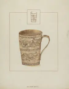 Mug, 1935/1942. Creator: Ann Gene Buckley