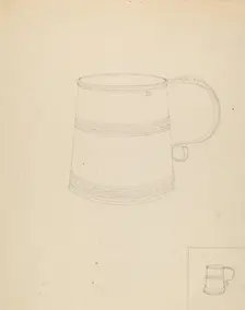 Mug, 1935/1942. Creator: Charlotte Winter