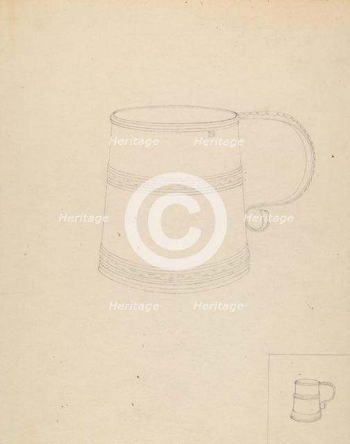 Mug, 1935/1942. Creator: Charlotte Winter.