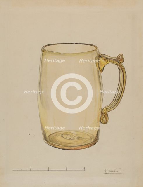 Mug, 1935/1942. Creator: Frank Fumagalli.
