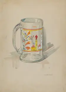 Mug, 1935/1942. Creator: Lillian Causey