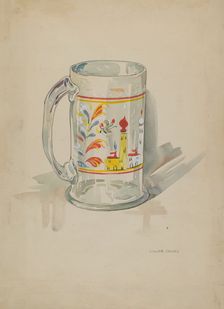 Mug, 1935/1942. Creator: Lillian Causey