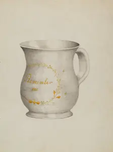 Mug, 1935/1942. Creator: Unknown