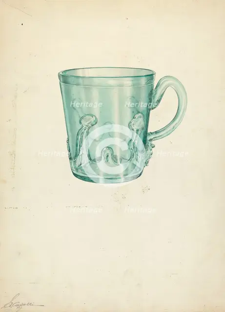 Mug, 1939. Creator: Giacinto Capelli.