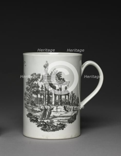 Mug, c. 1760. Creator: Worcester Porcelain Factory (British).