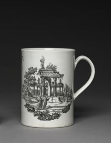 Mug, c. 1760. Creator: Worcester Porcelain Factory (British)