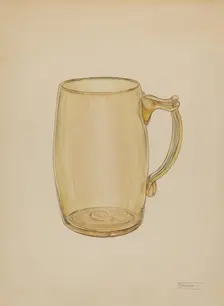 Mug, c. 1940. Creator: Frank Fumagalli
