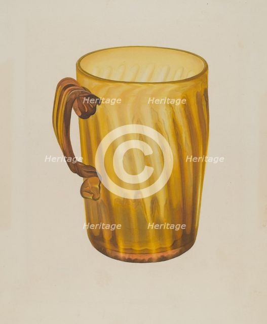 Mug, c. 1940. Creator: Isidore Steinberg.