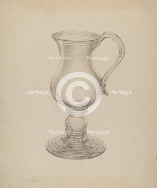 Mug, c. 1940. Creator: John Dana.