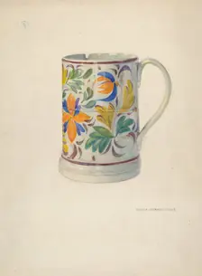 Mug, c. 1942. Creator: George B. Meyer
