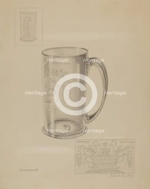 Mug, c. 1936. Creator: Gertrude Lemberg.