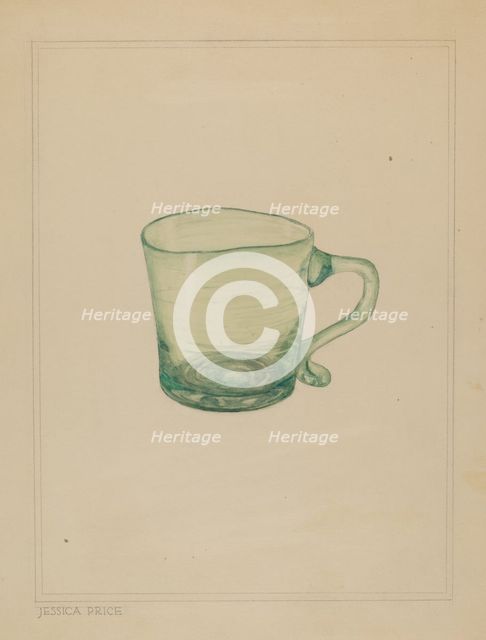 Mug, c. 1937. Creator: Jessica Price.
