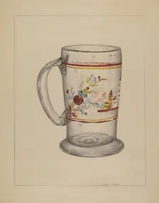 Mug, c. 1937. Creator: John Dana