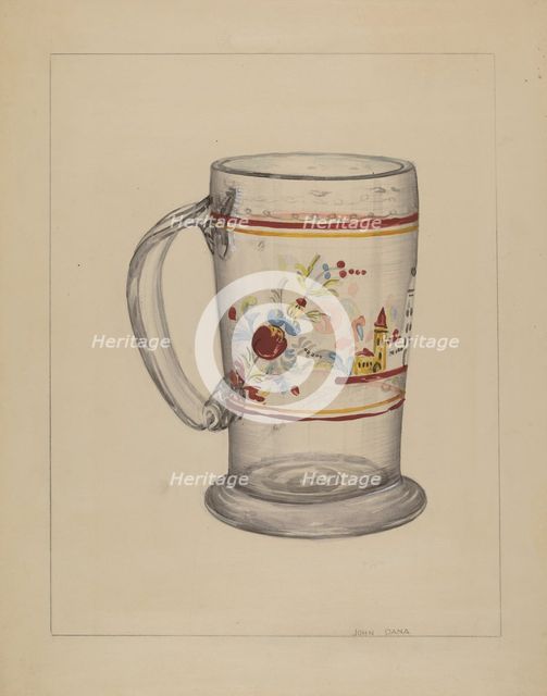 Mug, c. 1937. Creator: John Dana.