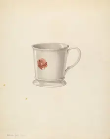 Mug, c. 1939. Creator: Roberta Spicer